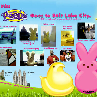 Miss Peep Goes to Salt Lake City.