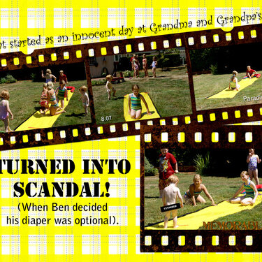 Scandal on the Slip N Slide