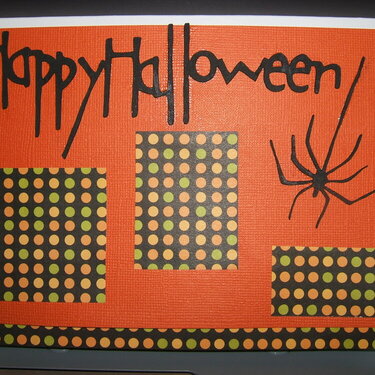 Happy Halloween card