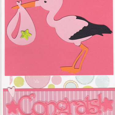 Congrats...Baby Girl Card