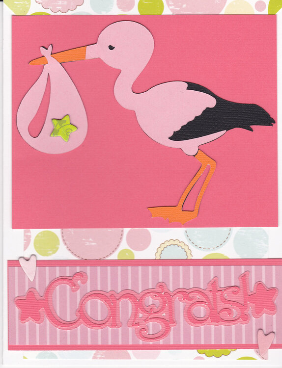 Congrats...Baby Girl Card