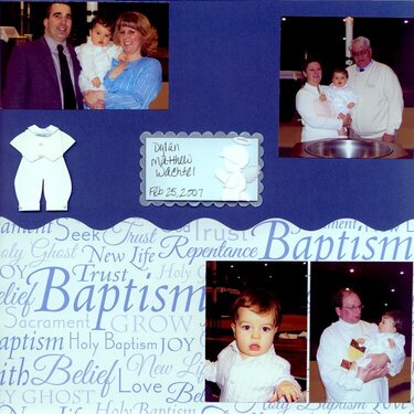 Dylans Baptism