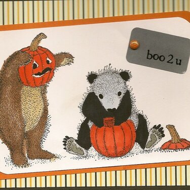 Halloween card