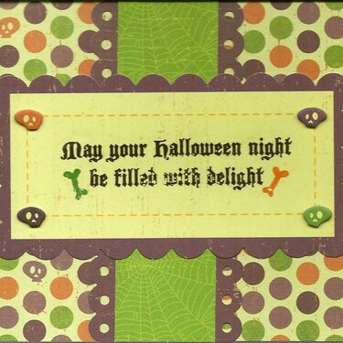 Halloween card