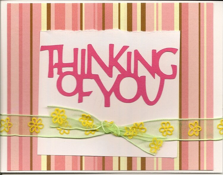 Thinking of you card