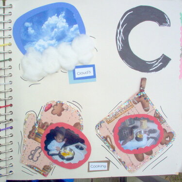 NOW I KNOW MY ABC&#039;S altered book LETTER C
