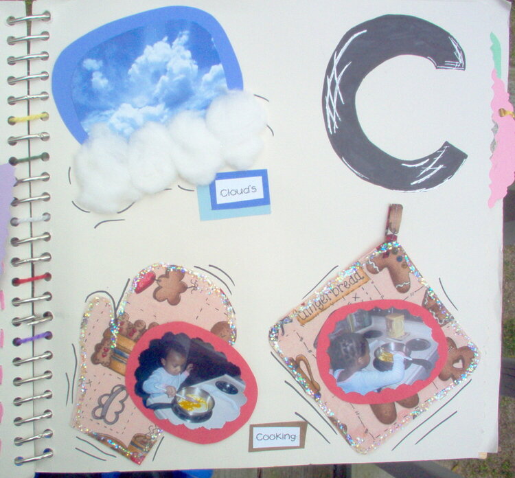 NOW I KNOW MY ABC&#039;S altered book LETTER C