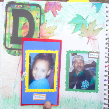 NOW I KNOW MY ABC&#039;S altered book LETTER D