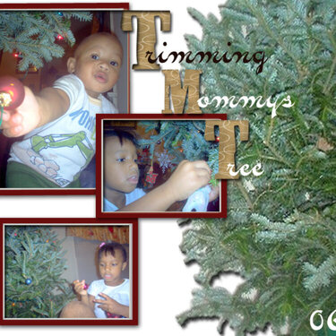 Trimming Mommy&#039;s Tree