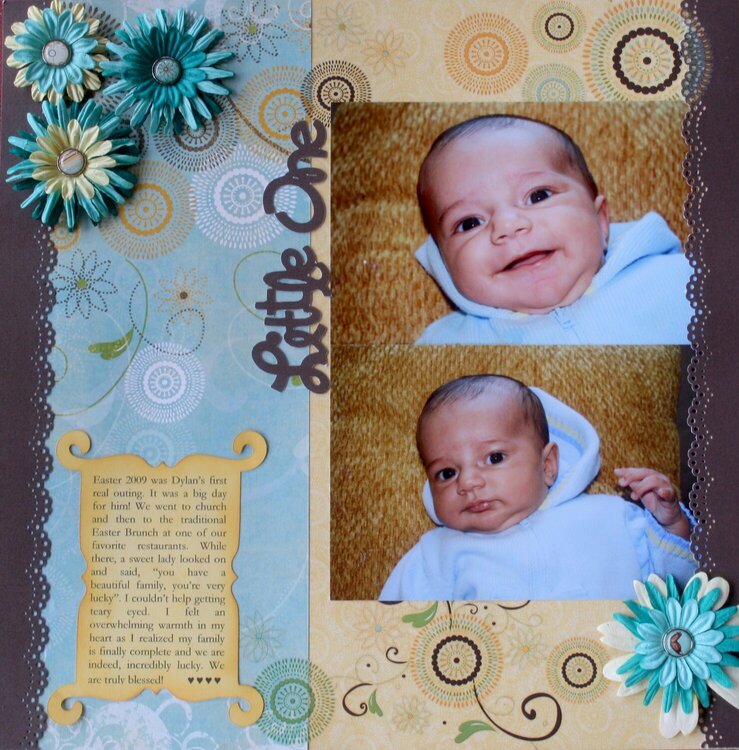 Baby&#039;s First Easter *Bo Bunny* right page