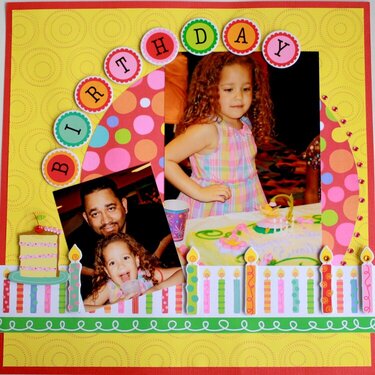 Birthday Girl - Left Page
