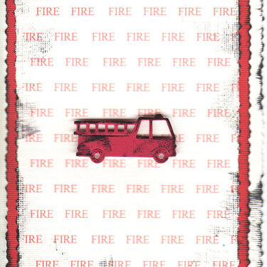 Fire Birthday Card