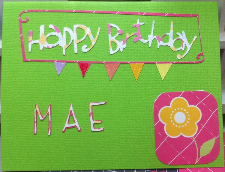 Happy Birthday Mae