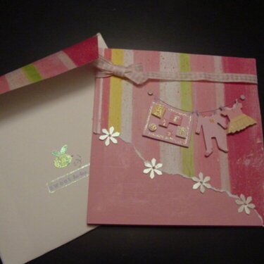 Sweet Ba bee card and envelope