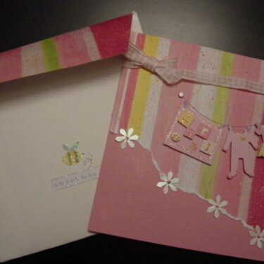 Sweet Ba bee card and envelope 2