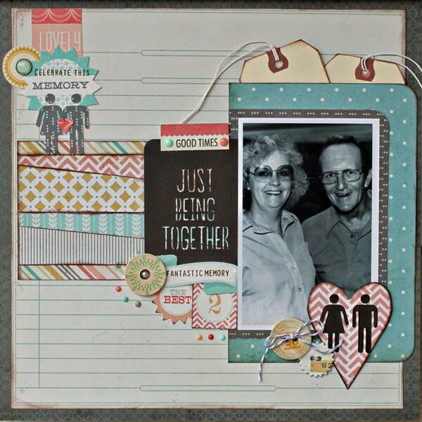 Just Being Together Layout