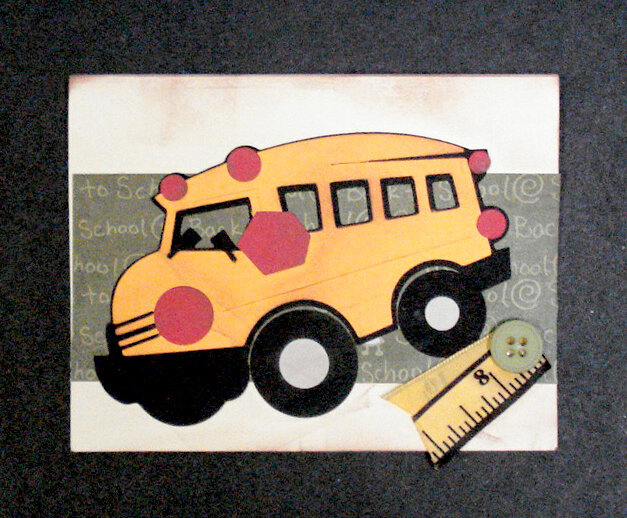 Back To School-Bus Card