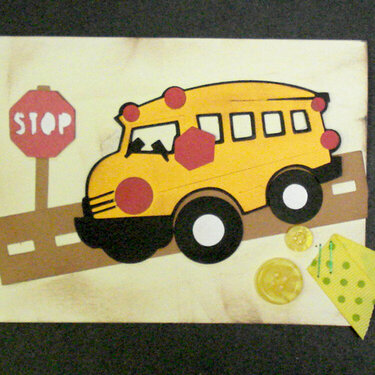 Back To School-Bus Card