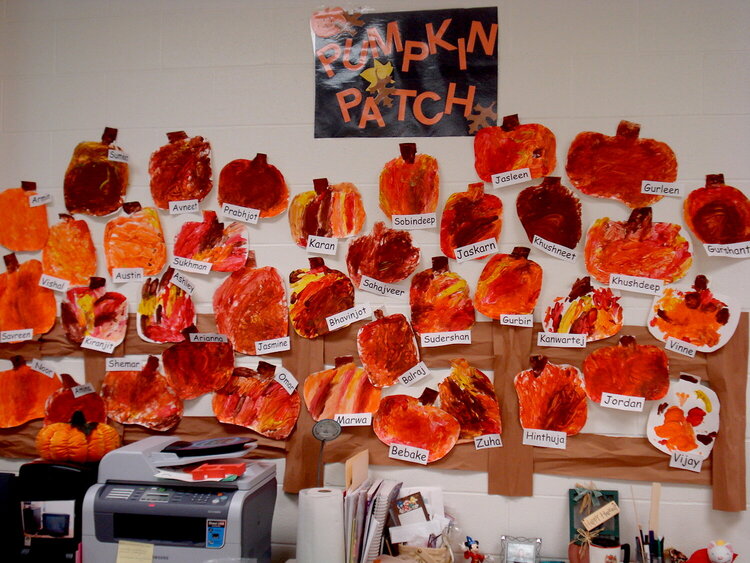 Kindergarten Pumpkin Patch