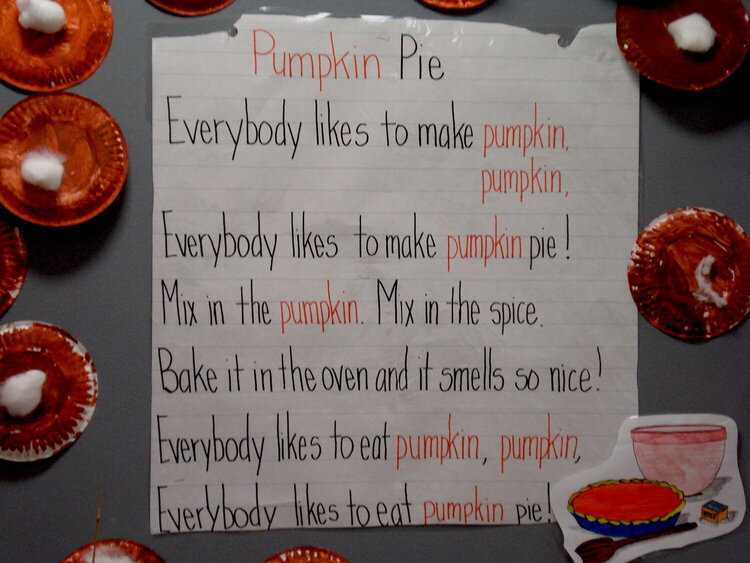 Pumpkin Pie Song