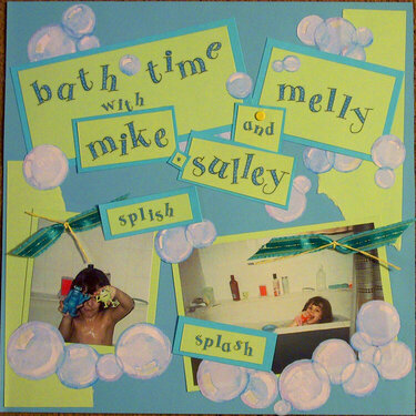 Bathtime with Mike, Sulley, and Melly
