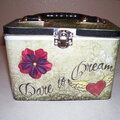 Altered Lunch Pail I made for my sister at NMSU