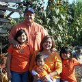 Marco, Sherry, Hannah, Taryn, and Naomi at the Pumpkin Patch