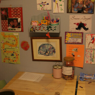 my daughter&#039;s workspace