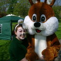 Rocky the rabbit and me!