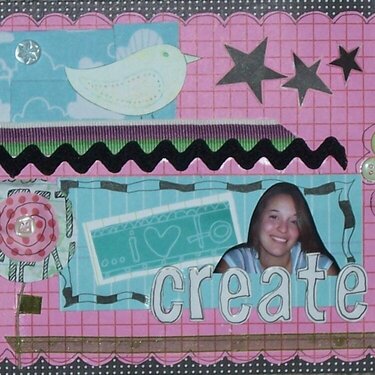 &quot;I love to Create&quot;  (Blog spot banner)