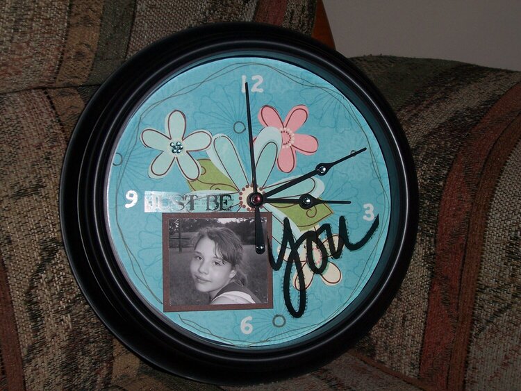 Just Be You (altered clock)