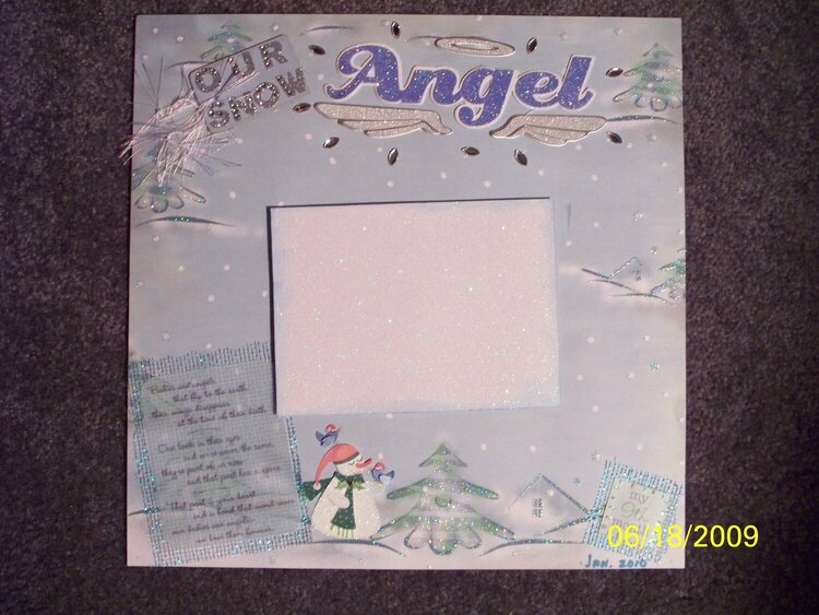 January - Our Snow Angel