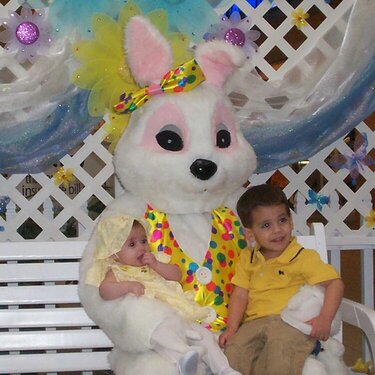 Easter bunny @ mall