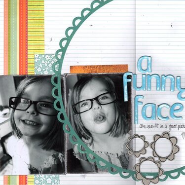 a funny face