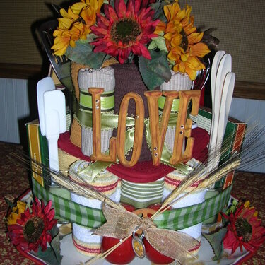 tuscan bridal shower cake