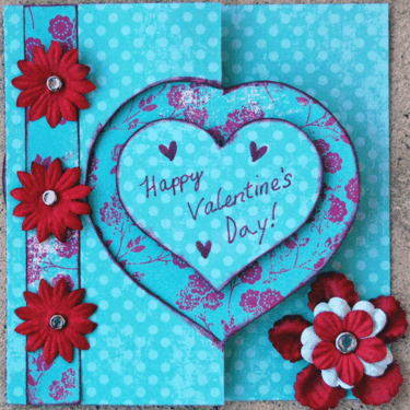 Valentine Swing Card - Front, flat