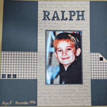 Ralph Age 5