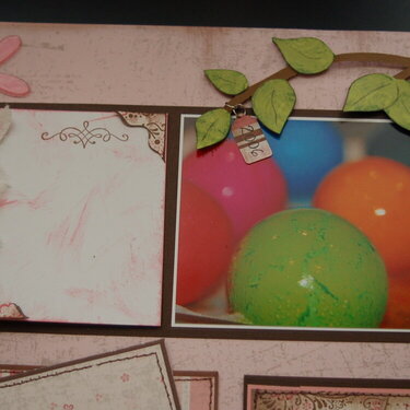 Easter LO Challenge -- bunny peeking through -- 2nd pg