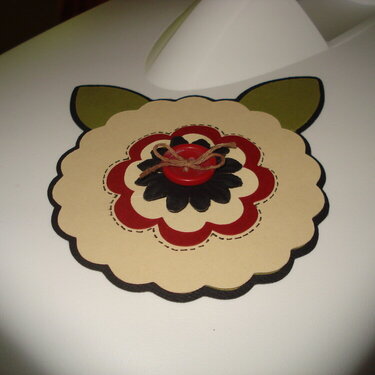 Sewing Machine Cover - the flower