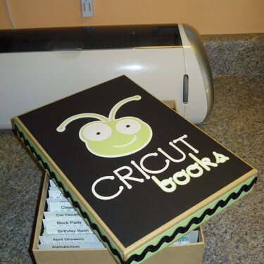 Cricut Book Storage Box