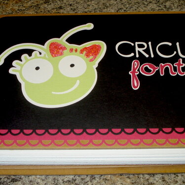 Cricut Font Book - Cover