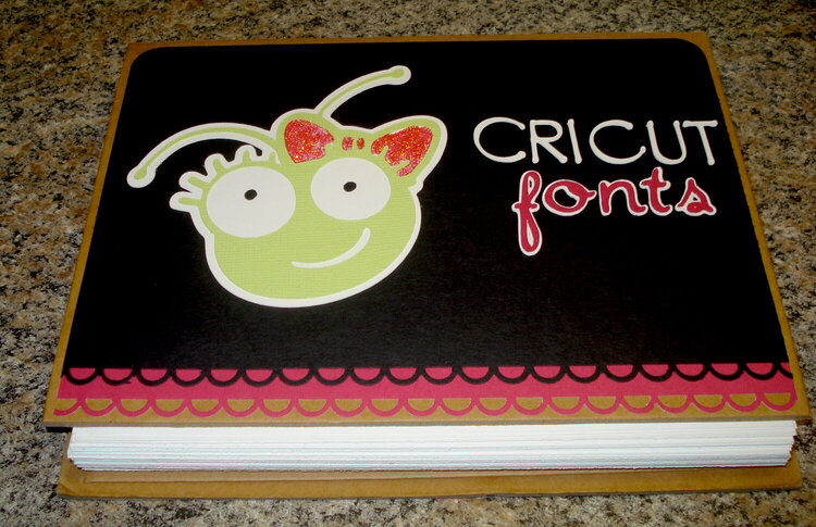 Cricut Font Book - Cover