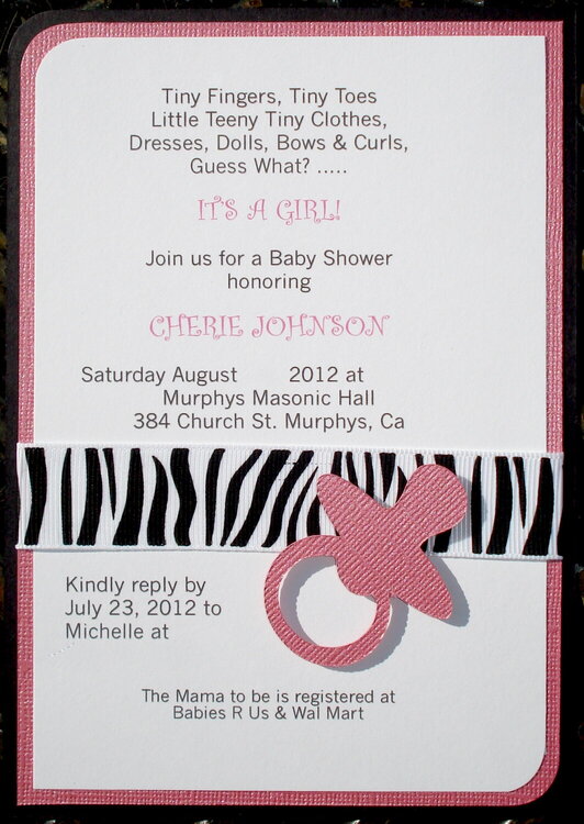 Best Friends Baby Shower Invite