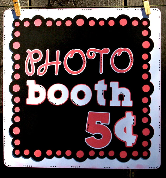 Photo Booth Signs