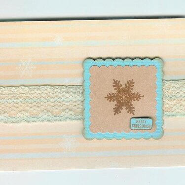 Vintage lace snowflake