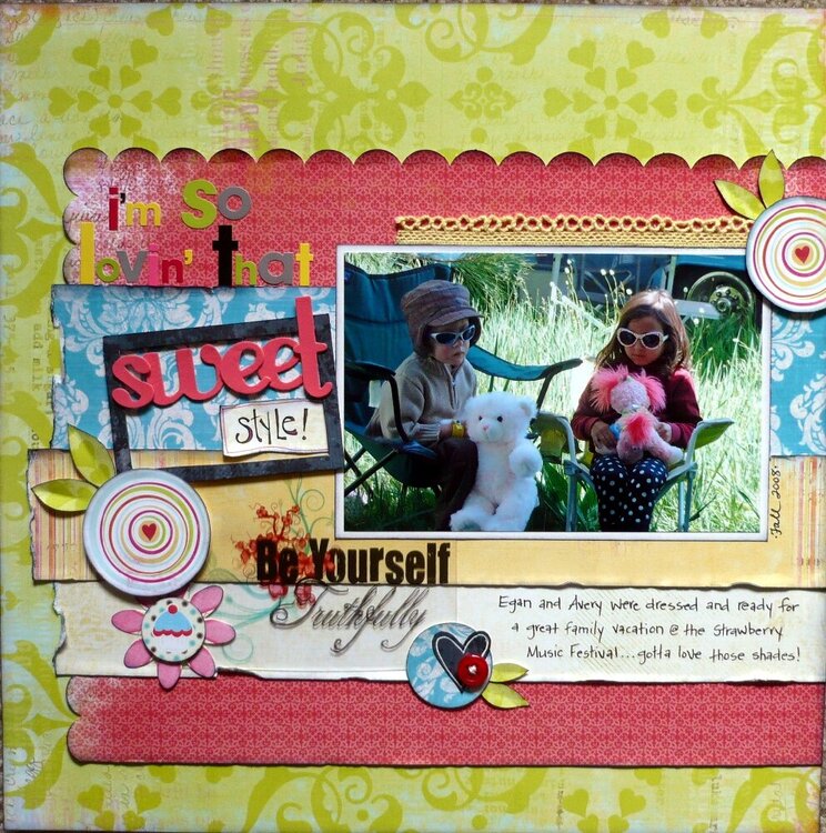 Sweet Style {Share with Flair Feb Kit}
