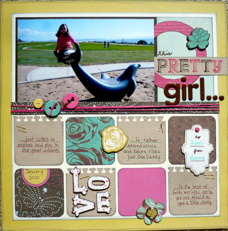 This Pretty Girl {Share with Flair Feb Kit}