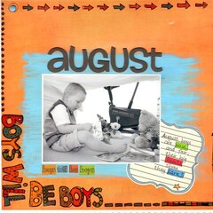 Sam's Calendar 2010 - August