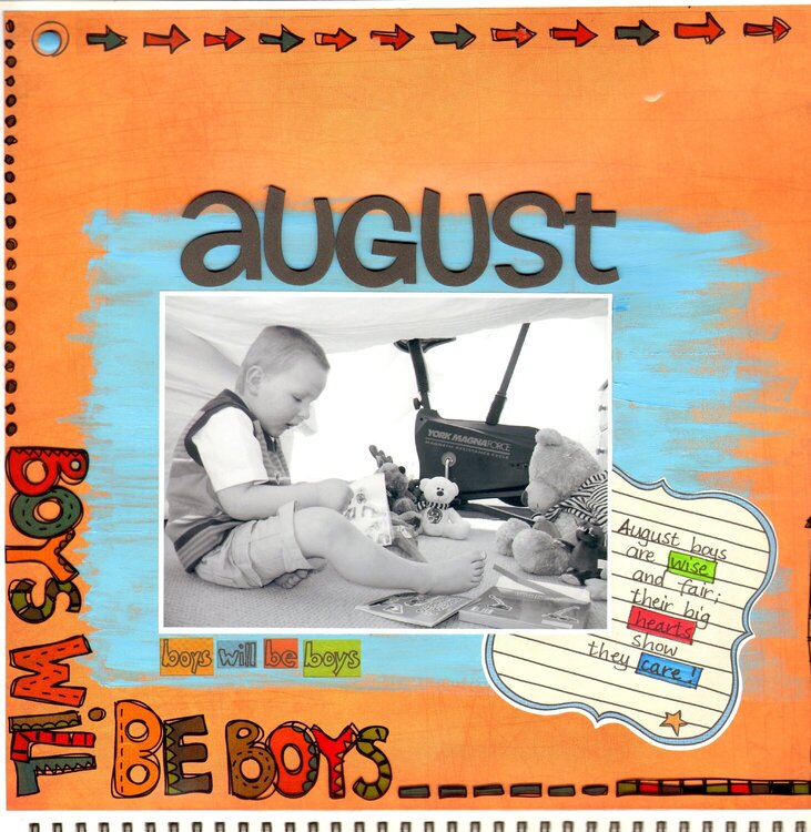 Sam&#039;s Calendar 2010 - August