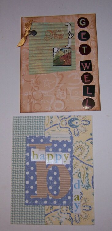Winning Cards from Becky Chabot&#039;s Cards for Soldier&#039;s Blog Contest!